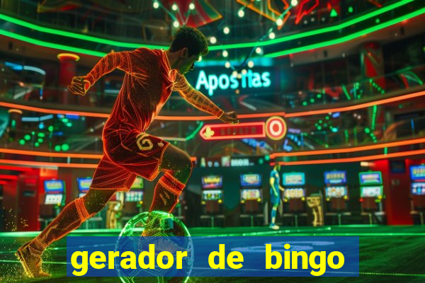 gerador de bingo de palavras